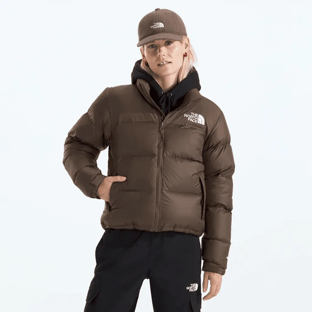 1996 retro Nuptse women's jacket - Smokey brown