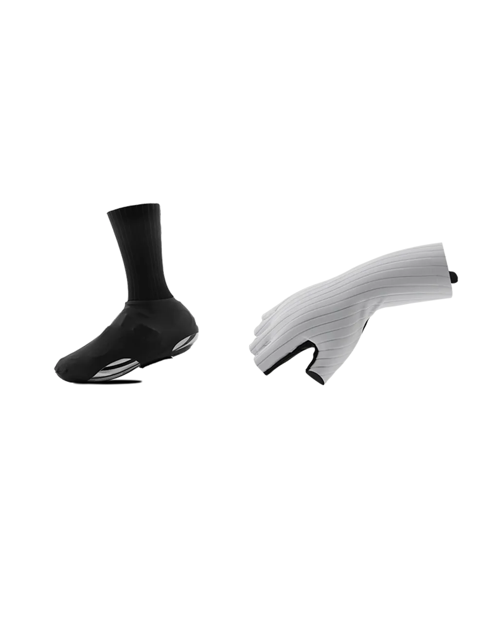 Aero Overshoes Classic Black   Aero Race Gloves