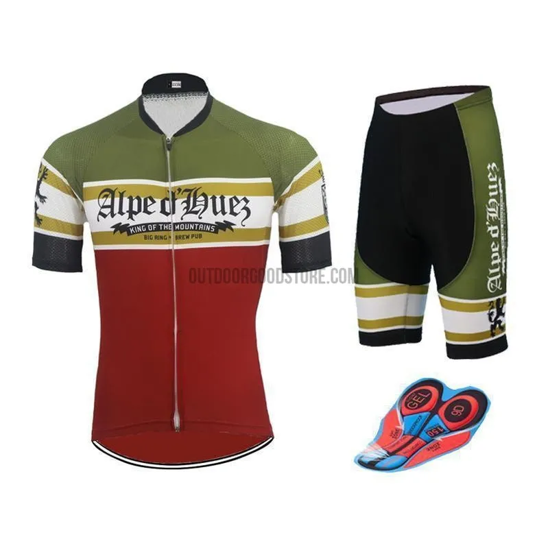 Alpe d'Huez Beer Brew Pub Tour France Cycling Jersey Kit