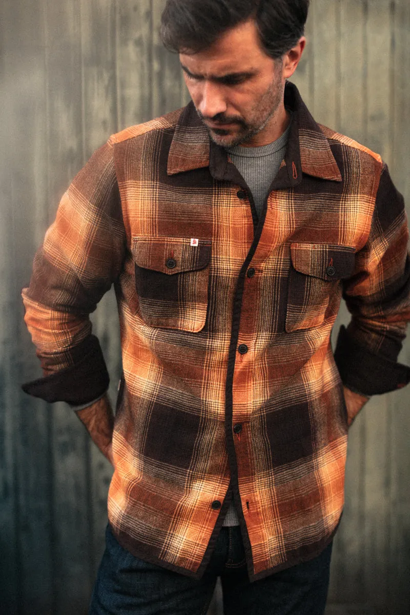 &SONS Emberton Shirt Brown Check