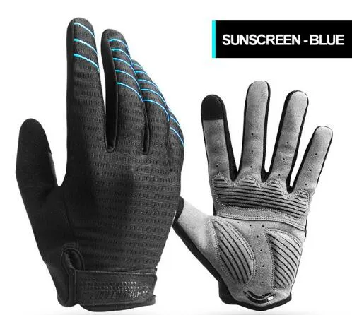 CoolChange Cycling Gloves Full Finger Sport Shockproof MTB Bike Touch Screen  Bicycle Sponge