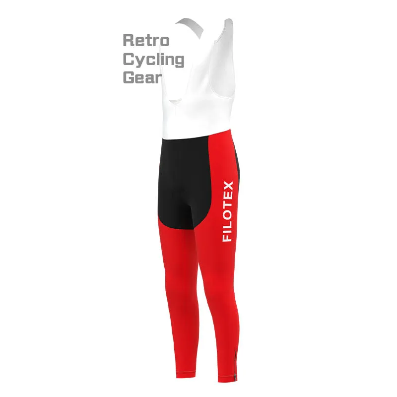 Filotex Red Retro Long Sleeve Cycling Kit