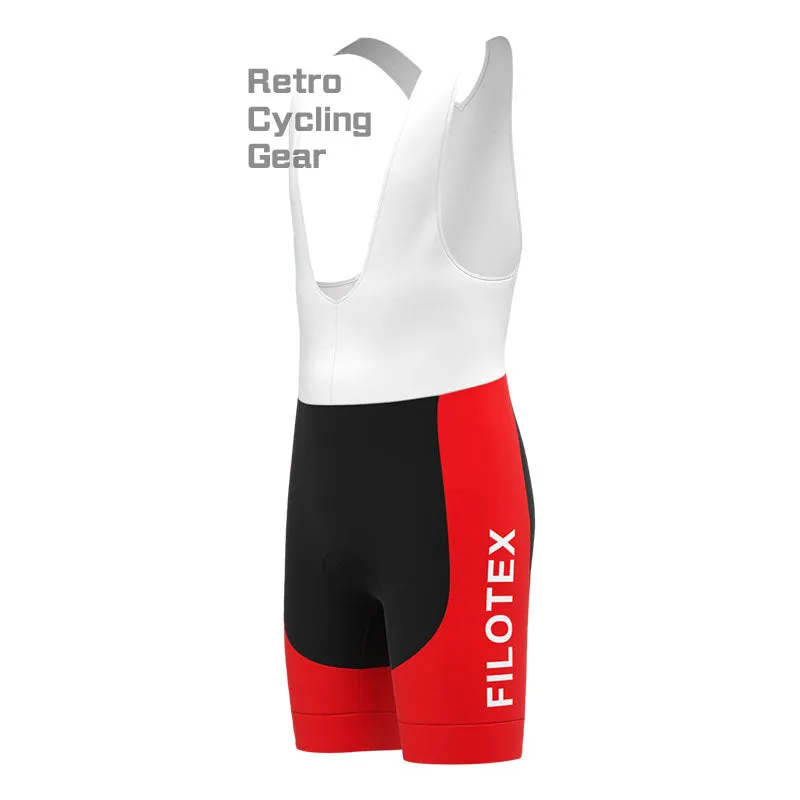 Filotex Red Retro Long Sleeve Cycling Kit