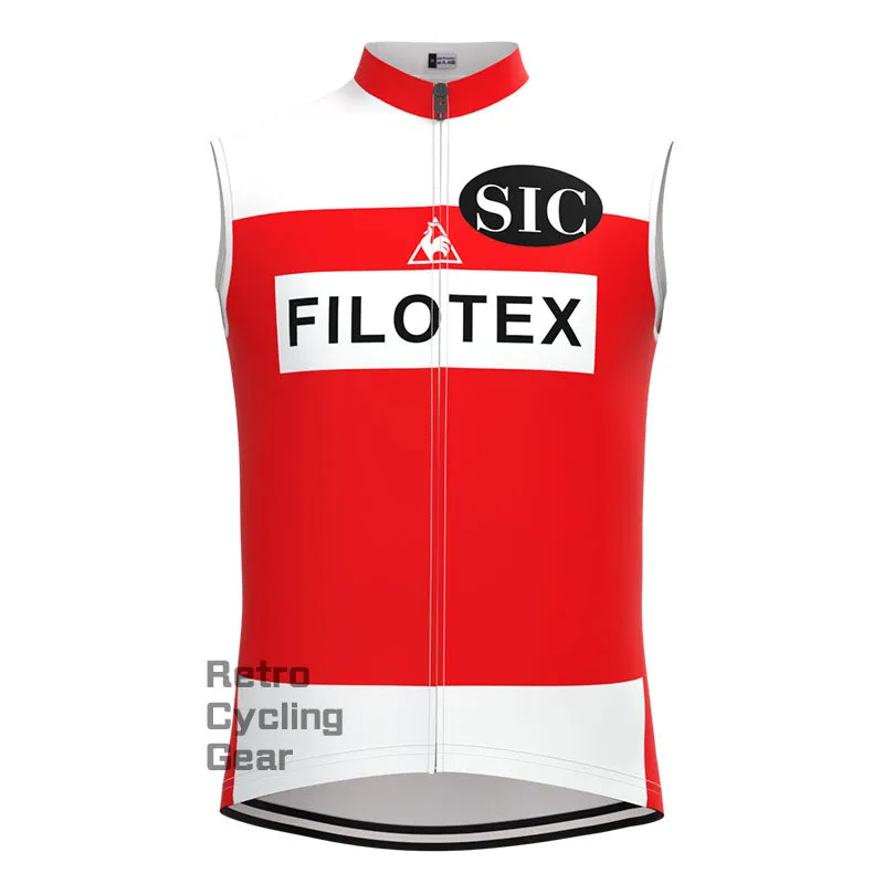 Filotex Red Retro Long Sleeve Cycling Kit