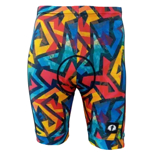 Funky Cycling Shorts - Colour Foil