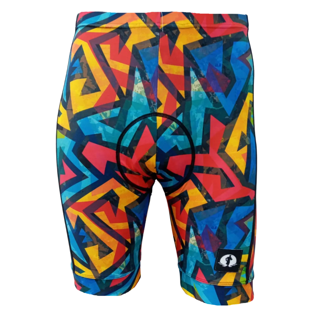 Funky Cycling Shorts - Colour Foil