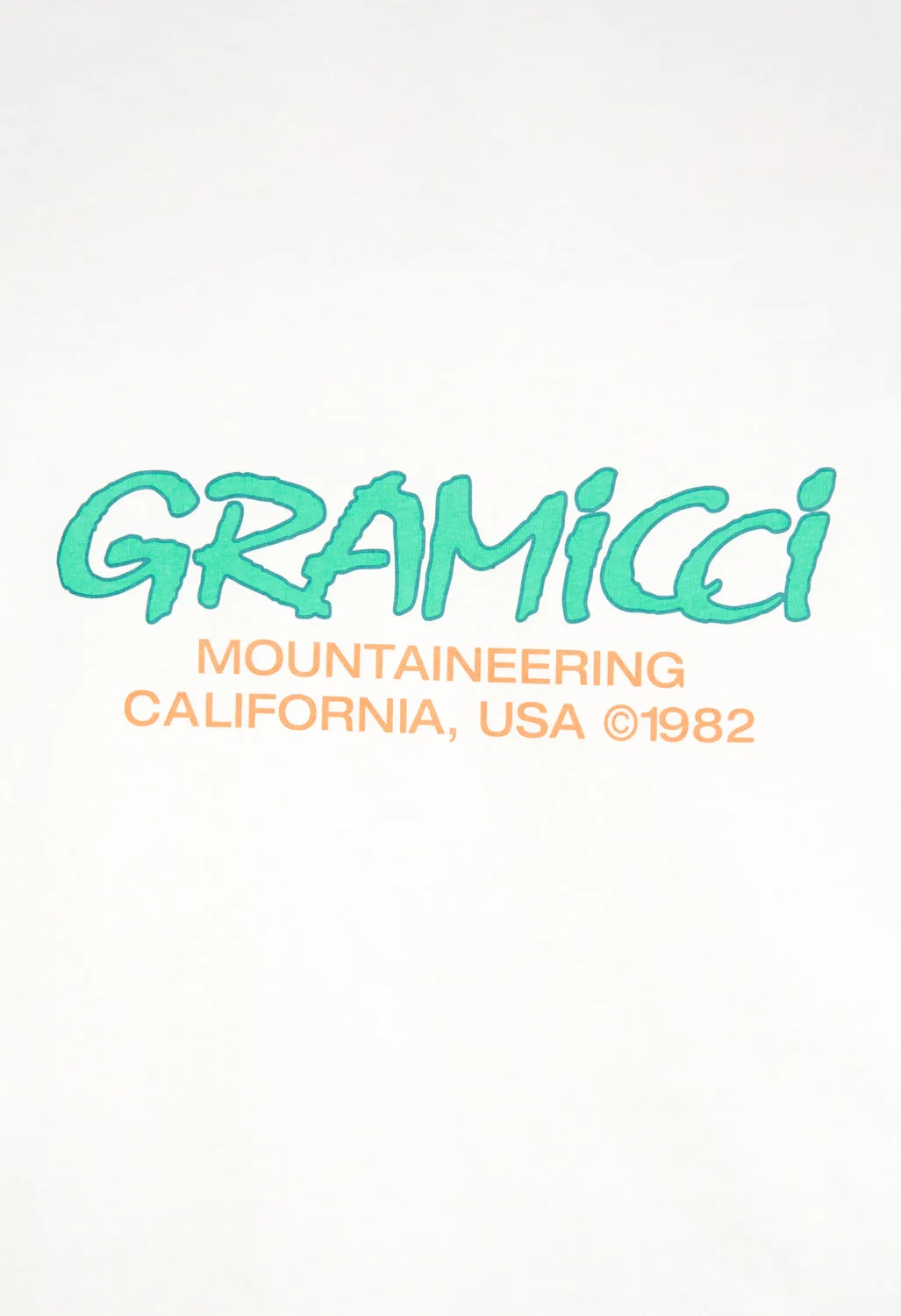 Gramicci Mountaineering Long Sleeved T-Shirt - White/Green