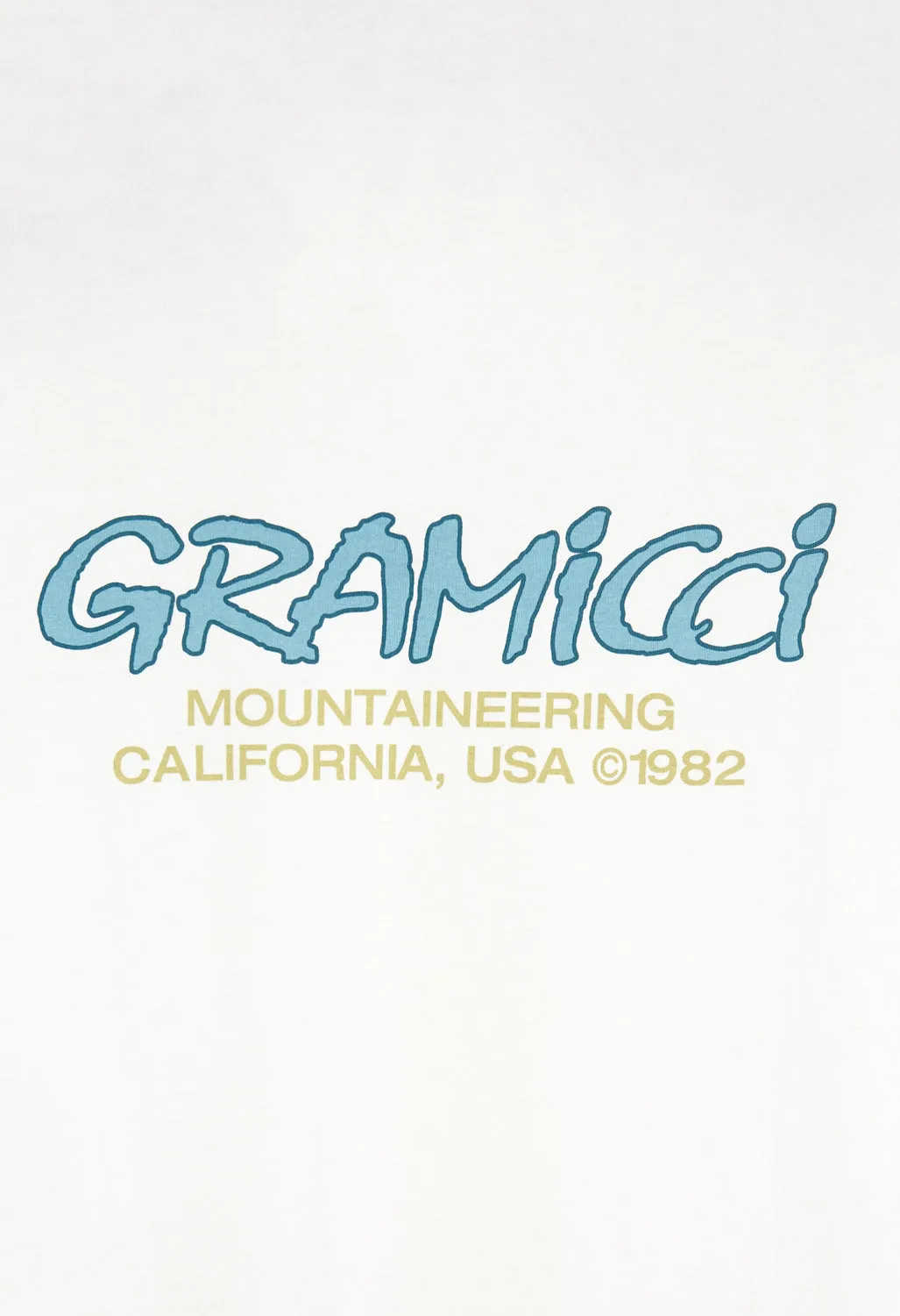 Gramicci Mountaineering T-Shirt - White/Blue