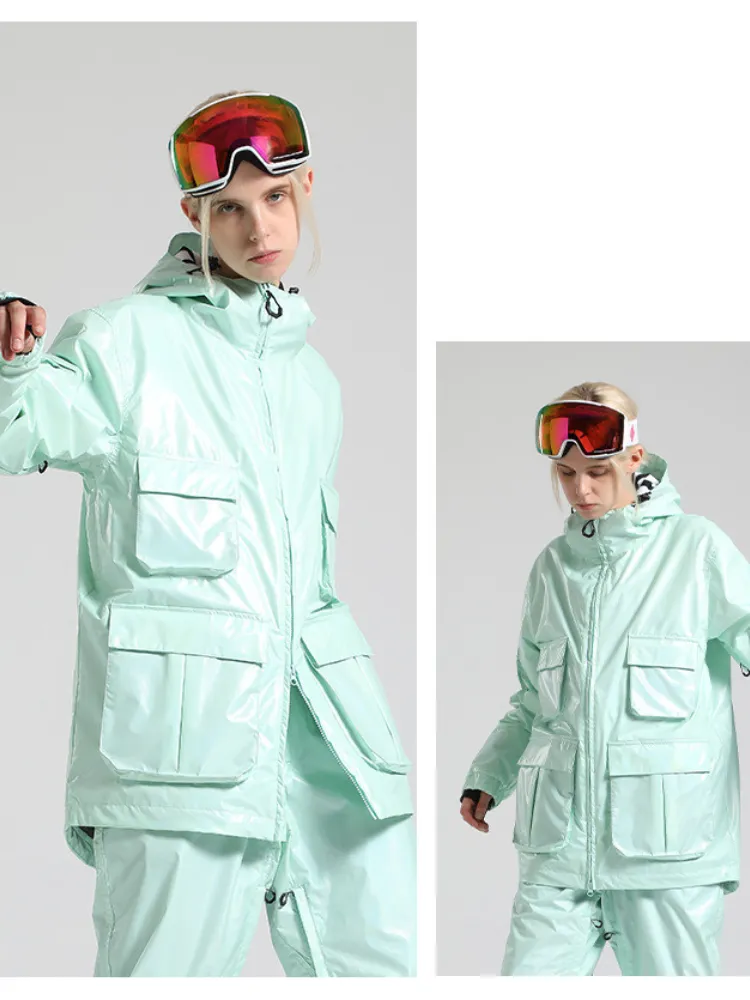 Gsou Snow Neon Holographic Snow Jacket - Men's