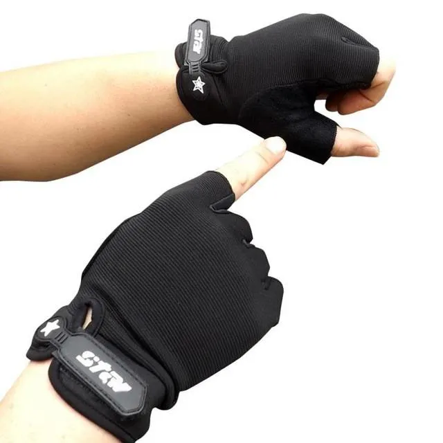 Half Finger Bicycle Gloves Non-slip Anti-skid Soft Breathable