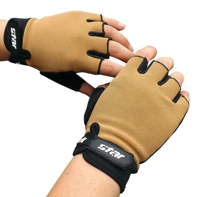 Half Finger Bicycle Gloves Non-slip Anti-skid Soft Breathable