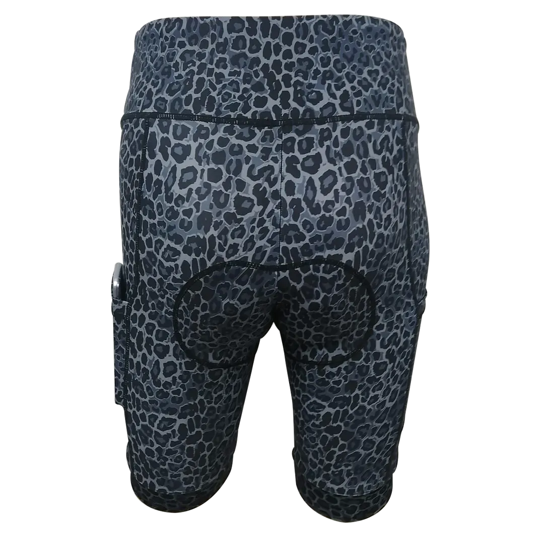 High Waist LADIES Cycling Shorts - Animal Spots