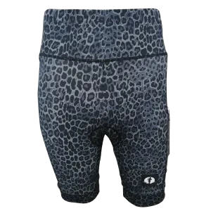 High Waist LADIES Cycling Shorts - Animal Spots