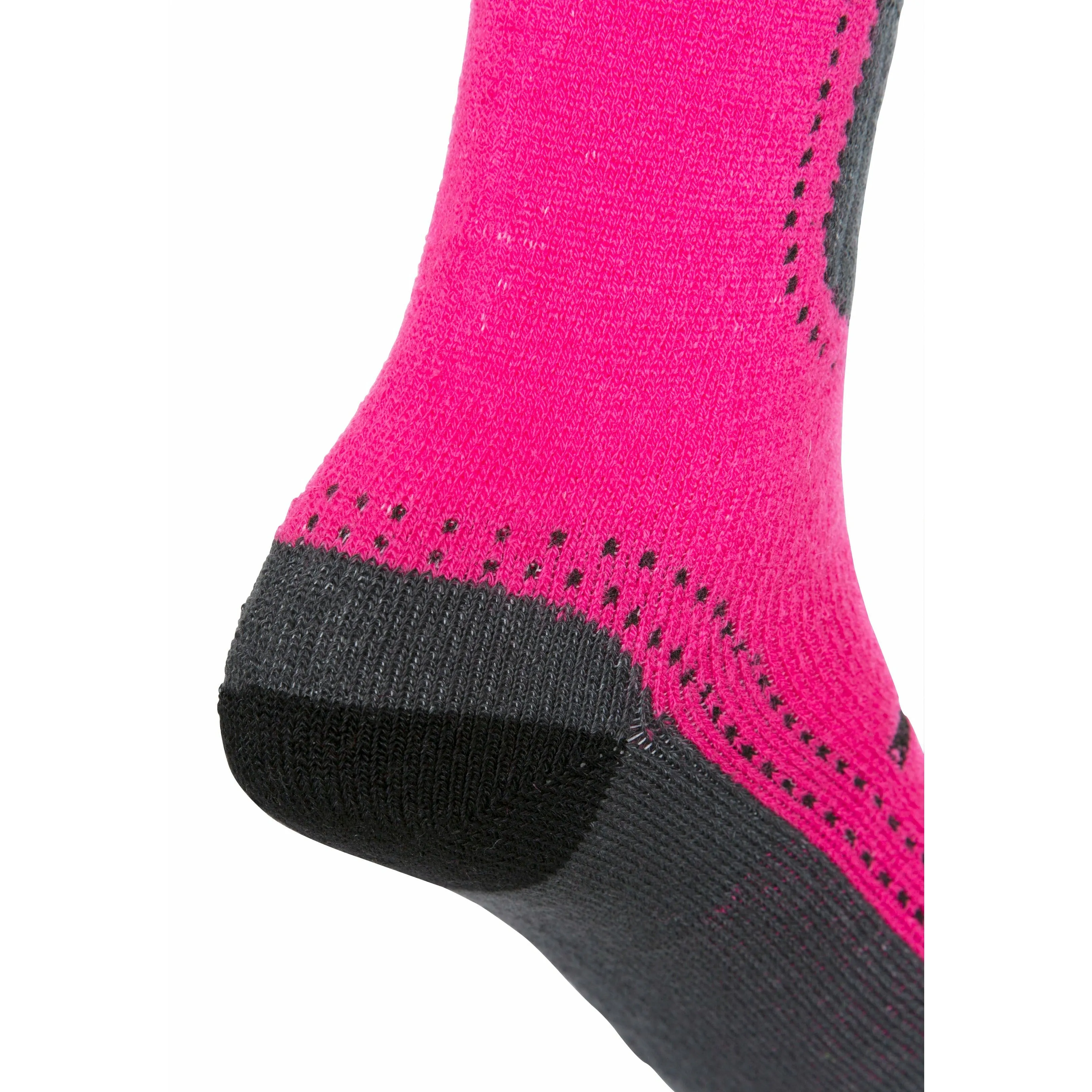 Janus 2 Women's Ski Socks - 2 Pack in Pink / Black