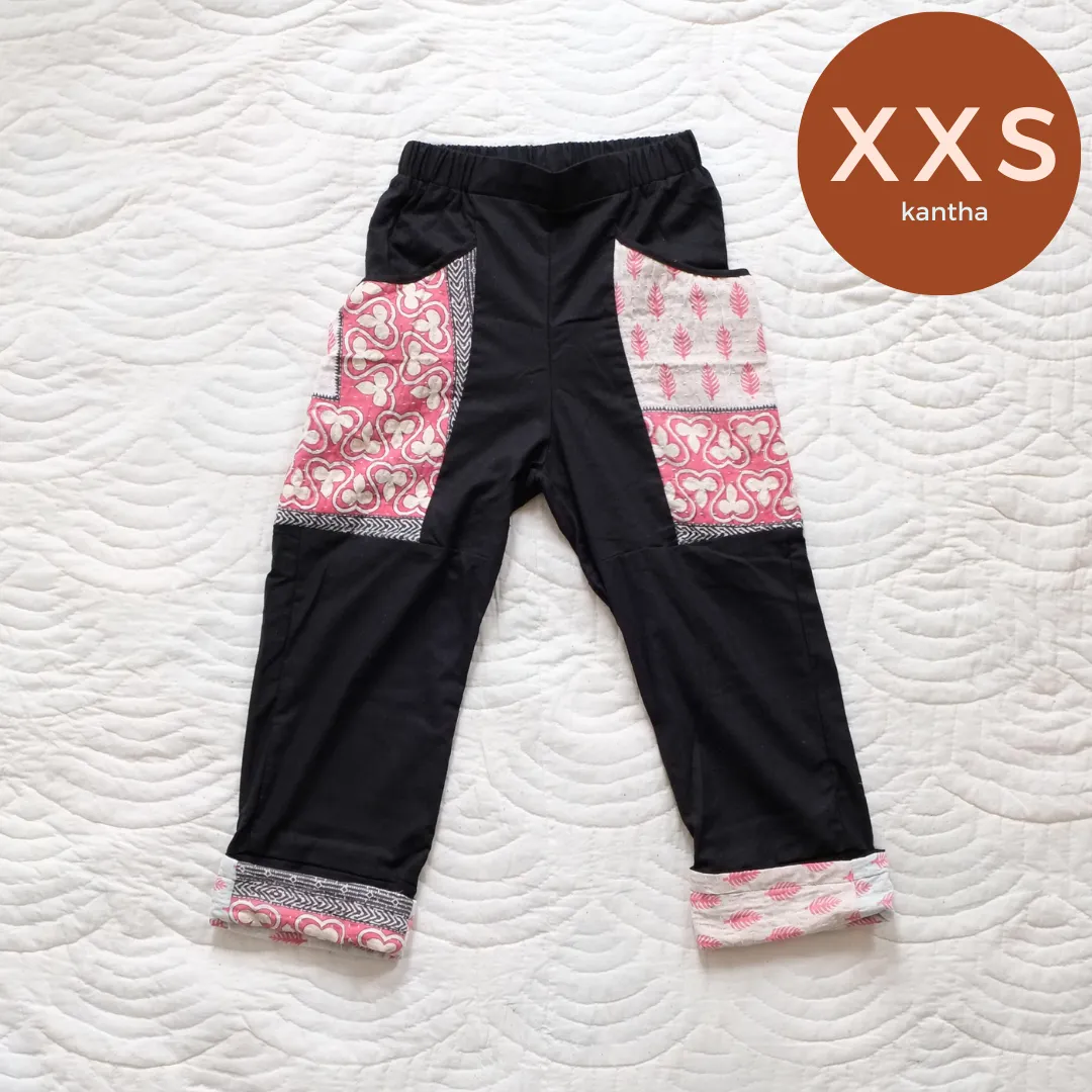 Junko::kantha one of a kind roomy drop crotch Pants with the deepest pockets XXS-XXL