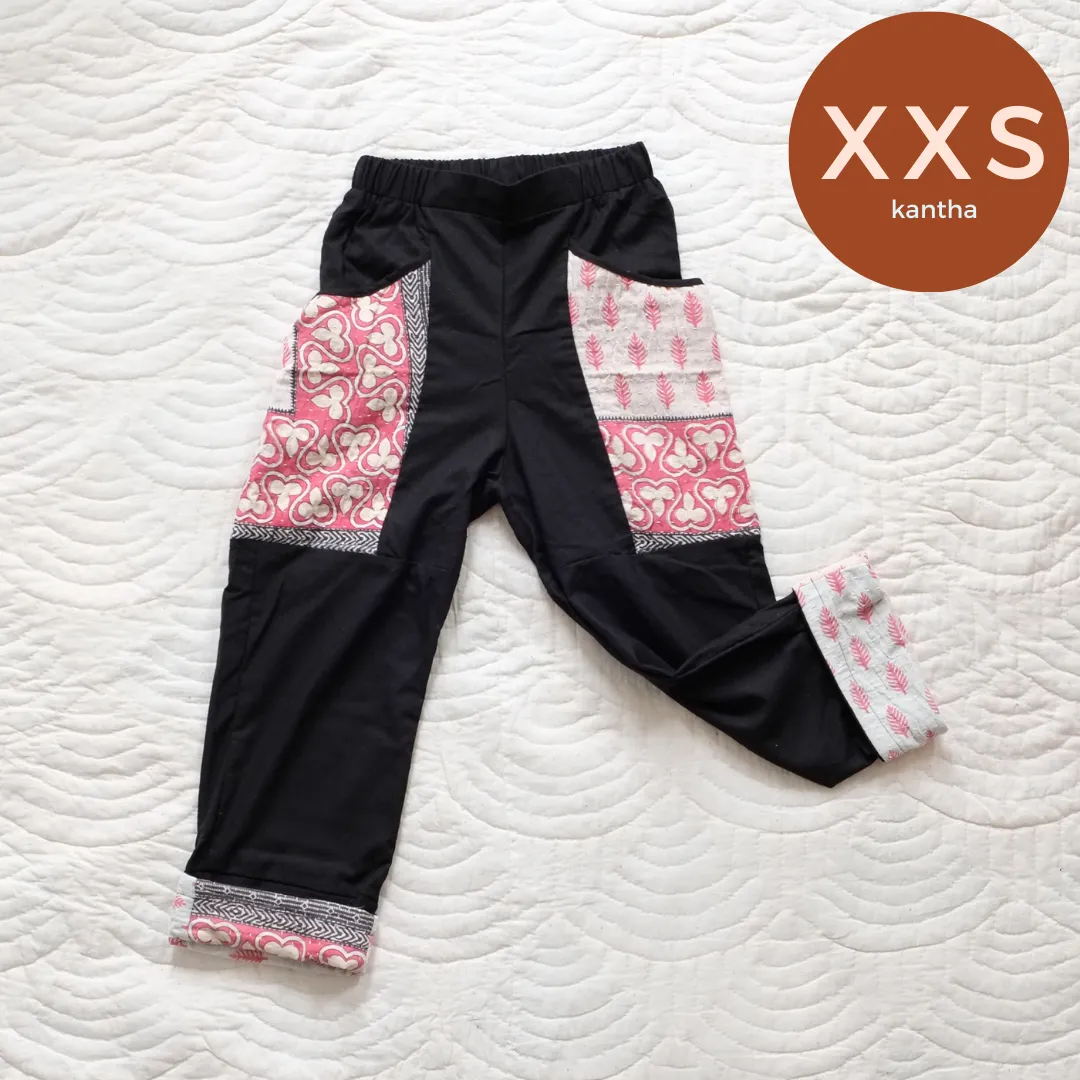 Junko::kantha one of a kind roomy drop crotch Pants with the deepest pockets XXS-XXL