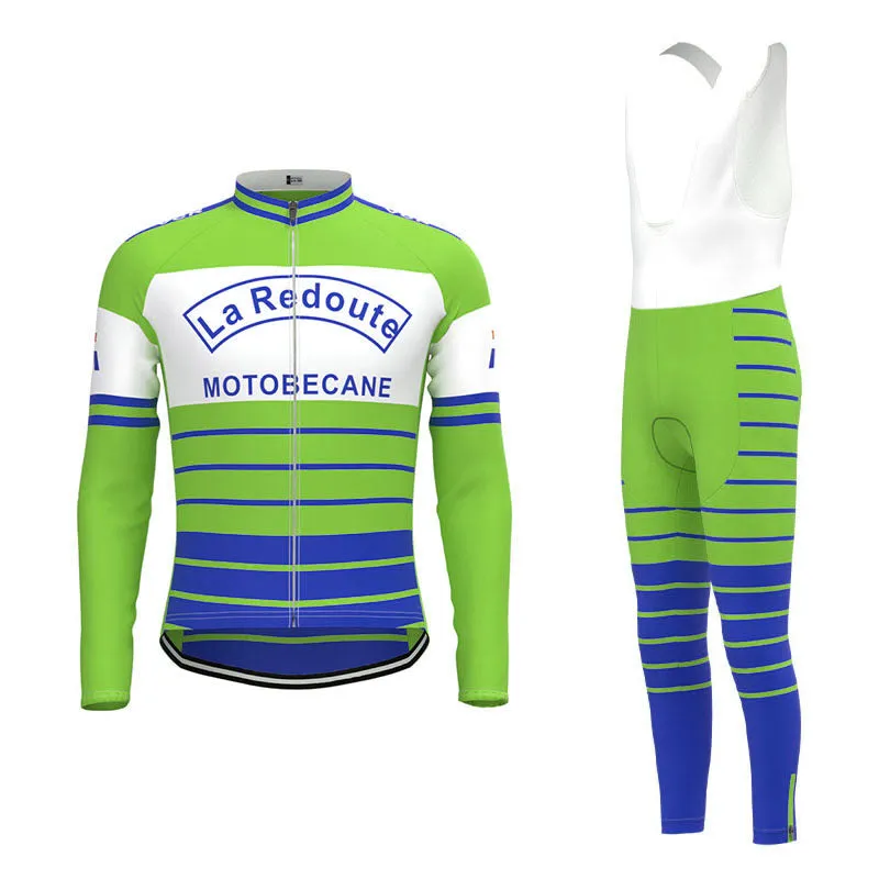 La Radoute Retro Long Sleeve Cycling Kit