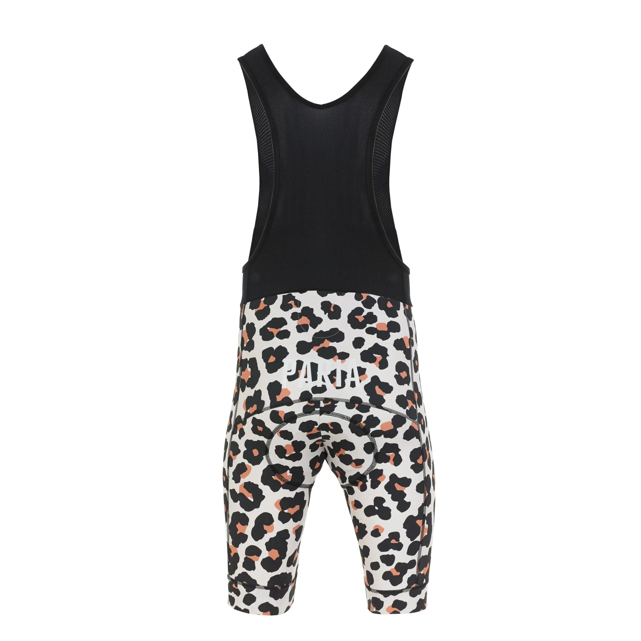 Leopard Print Cycling Bib Shorts