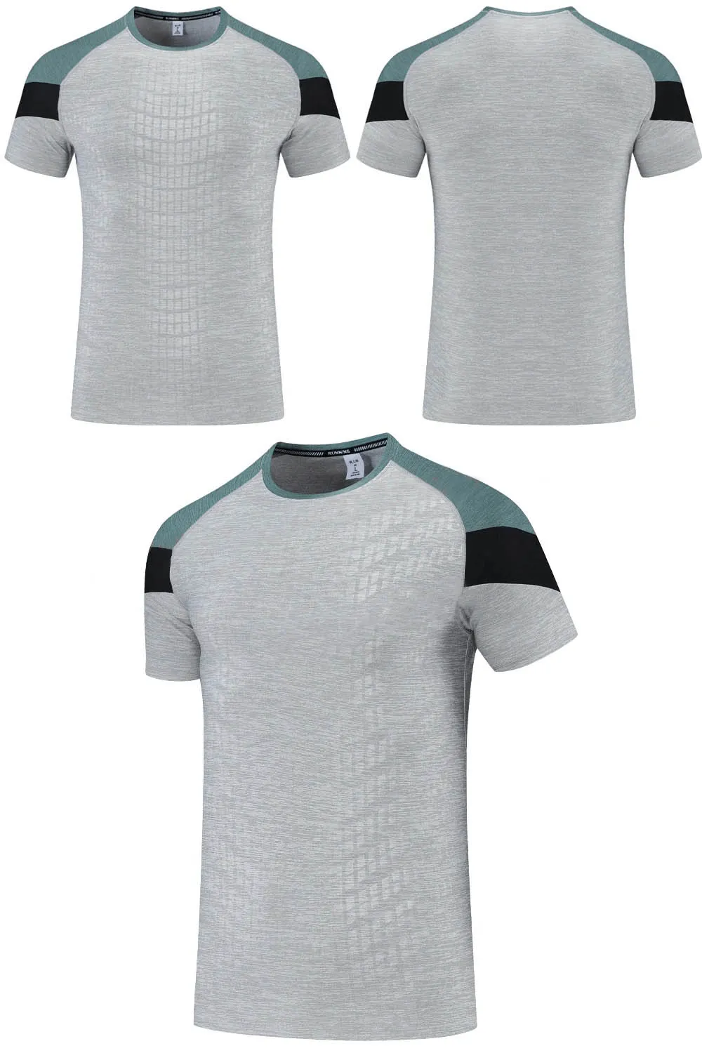 Men's Short Sleeves Gym T-Shirt / Fashion Fast Dry Breathable Tee - SF0271