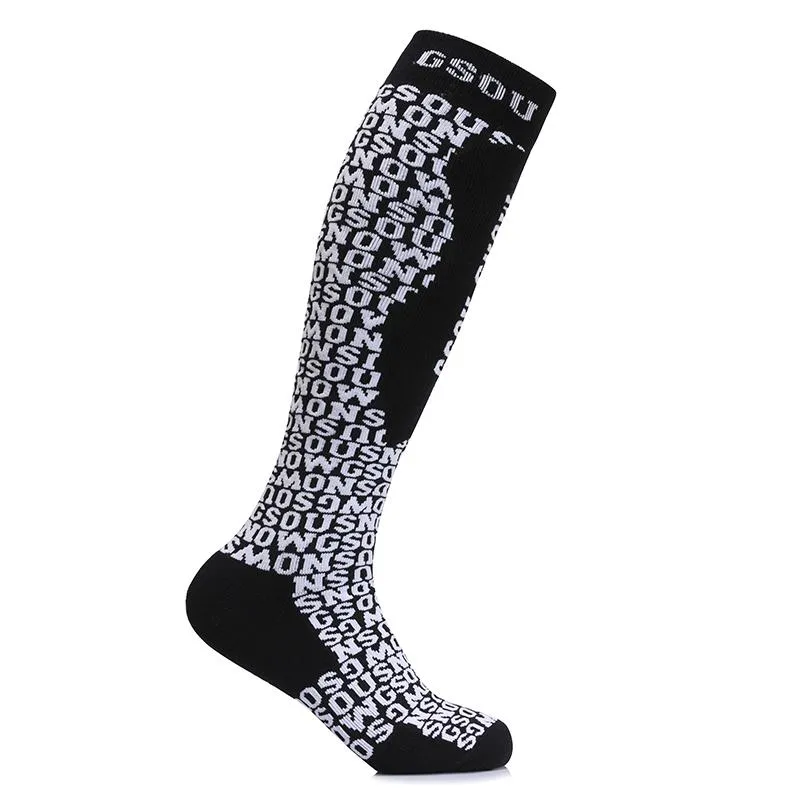 Men's Ski Socks，Outdoor Performance Padded Protection Snowboard Socks