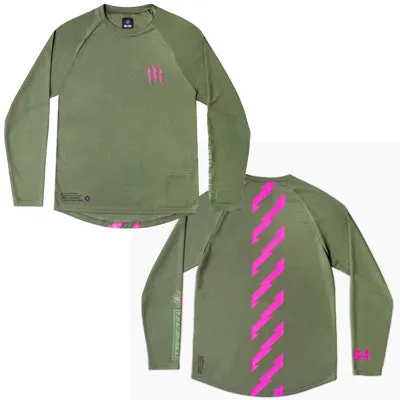 Muc-Off  Mtb Long Sleeve Grn Green Xxlarge Men'S Long Sleeve Riders Jersey  Apparel