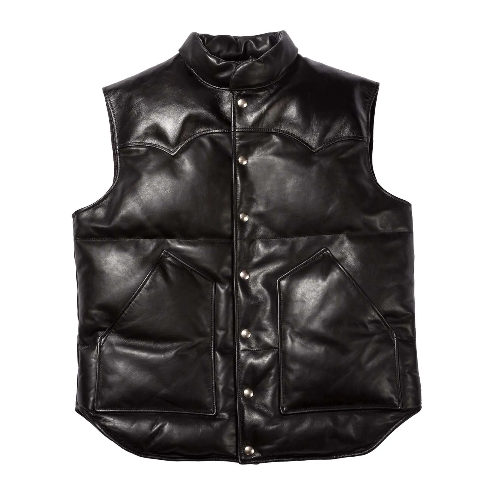 Old Toy Vest (SC) Black - Pony & Tea-Core Horsehide