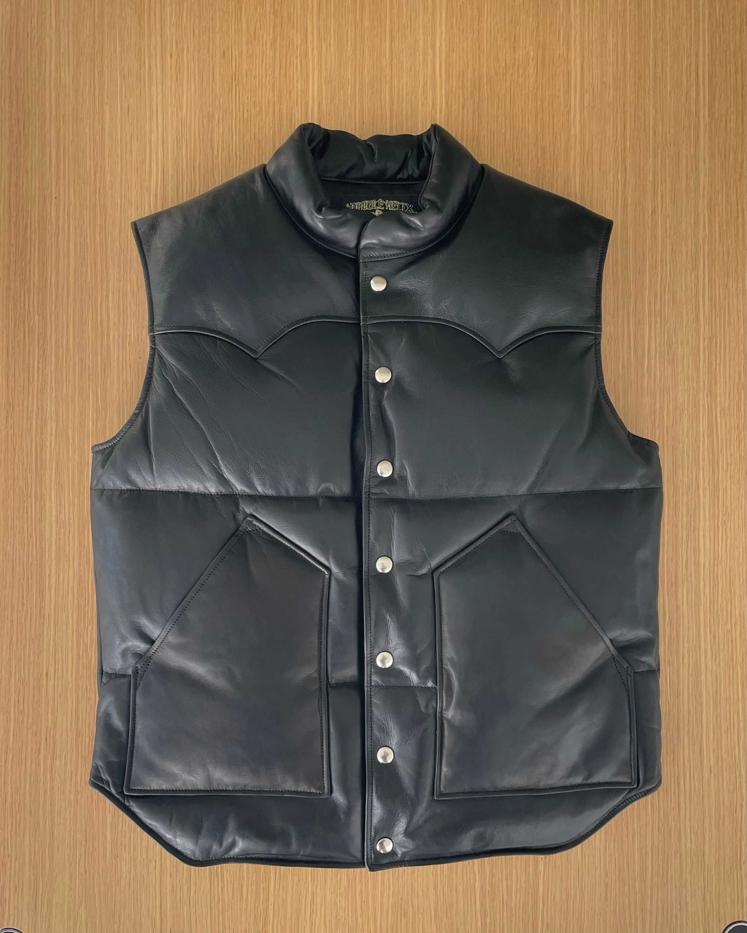 Old Toy Vest (SC) Black - Pony & Tea-Core Horsehide