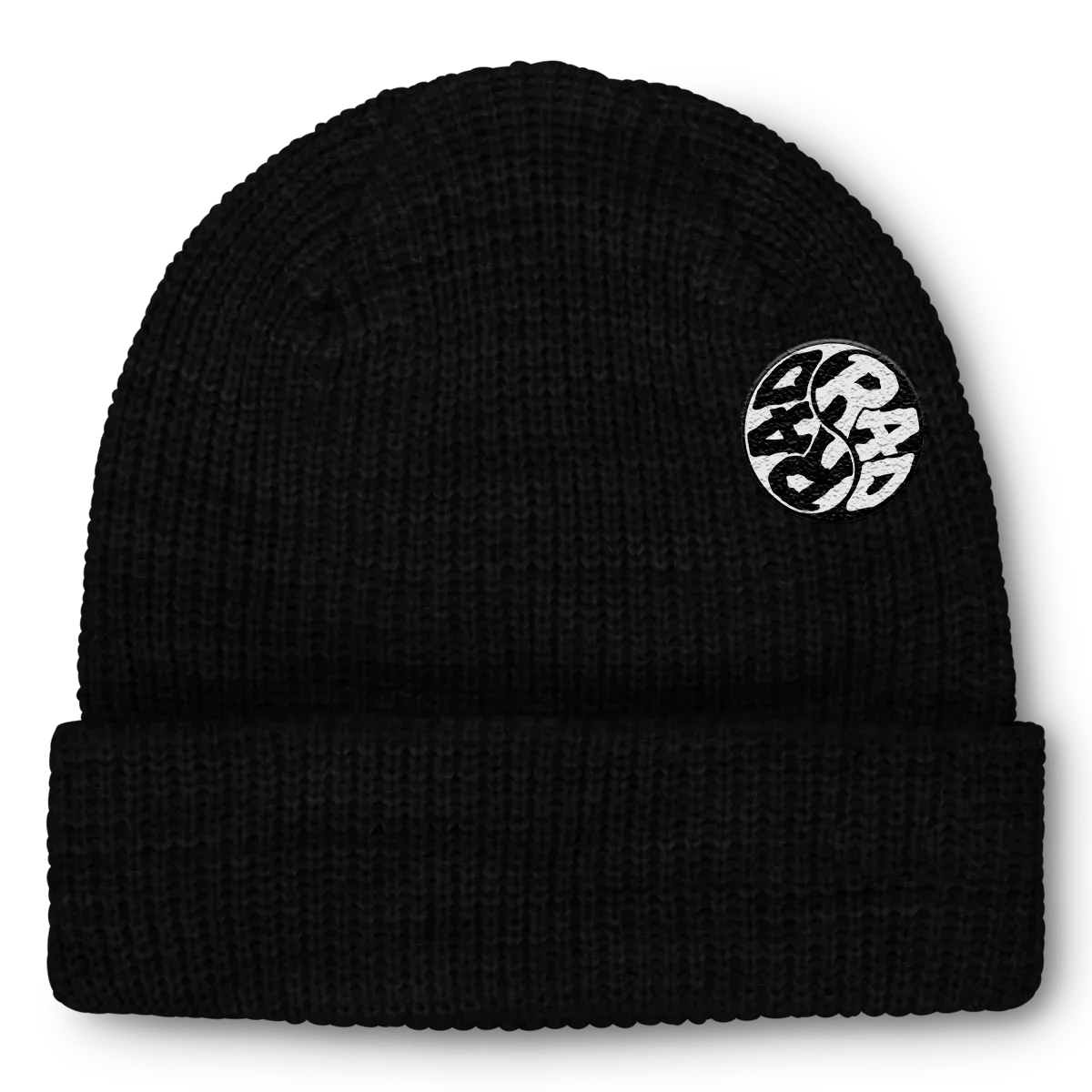 Rad Gloves Swirl Beanie Black