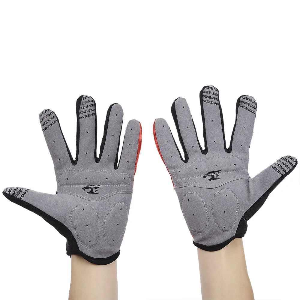 Robesbon Paired Unisex Sport Motocross Cycling Full Finger Gloves