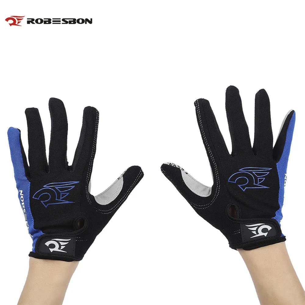 Robesbon Paired Unisex Sport Motocross Cycling Full Finger Gloves