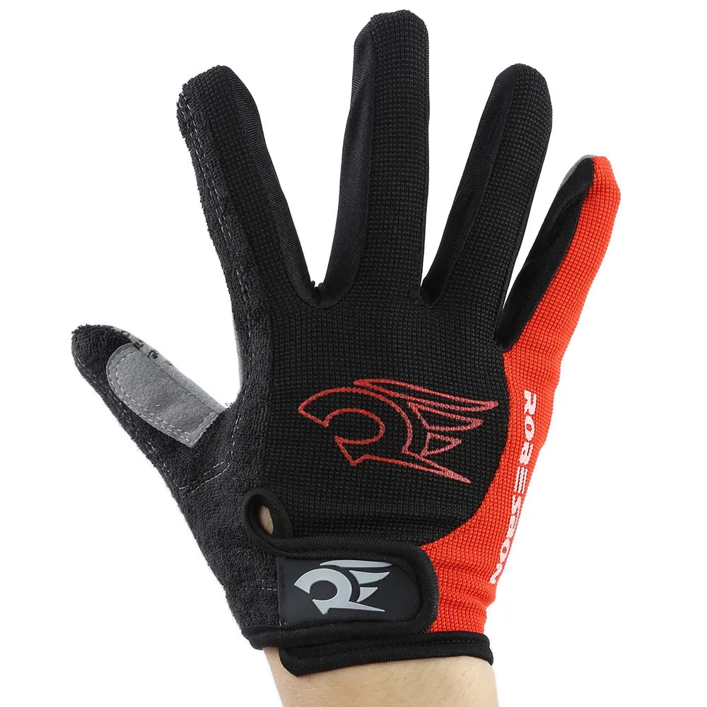 Robesbon Paired Unisex Sport Motocross Cycling Full Finger Gloves