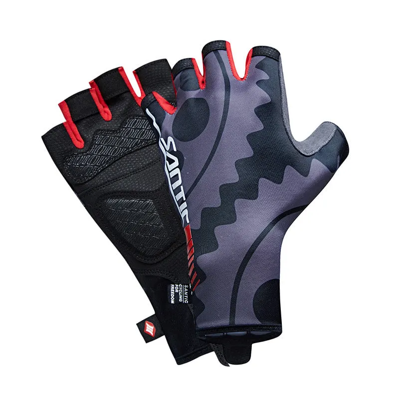 Santic Arloham Men Cycling Gloves Half Finger