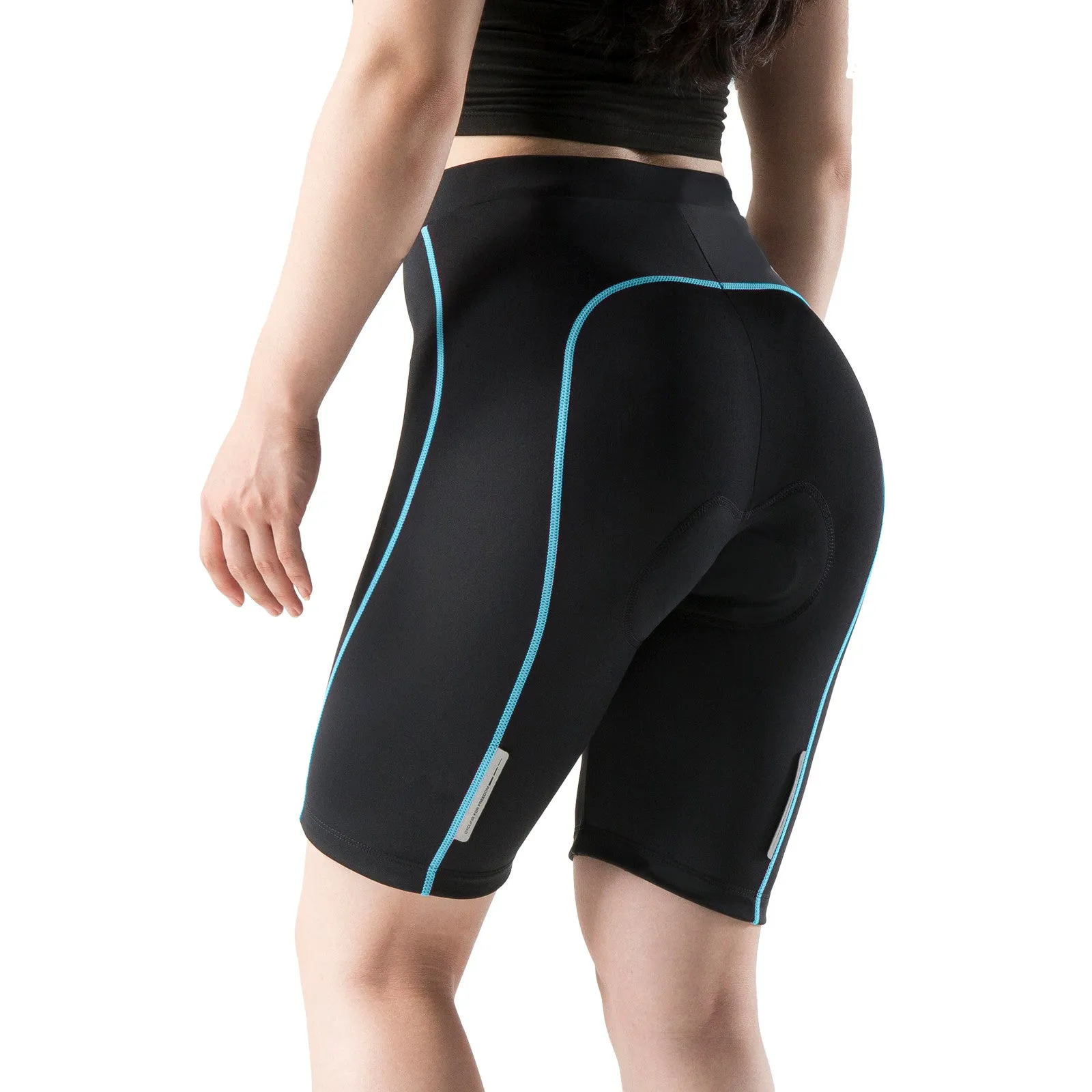 Santic Martha Blue Women Padded Cycling Shorts