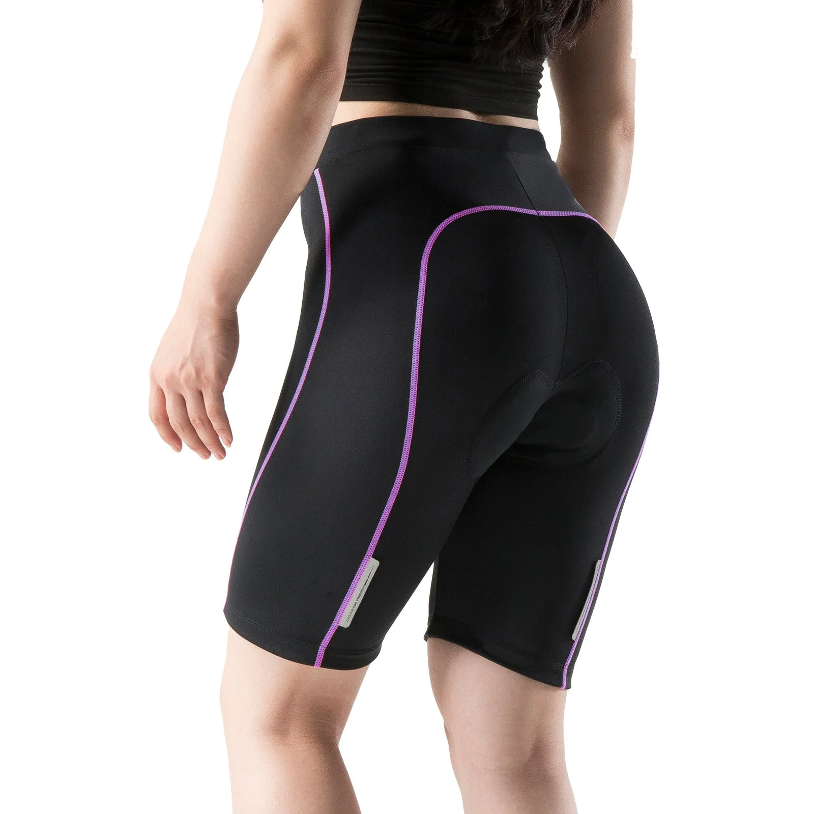 Santic Martha Purple Women Padded Cycling Shorts