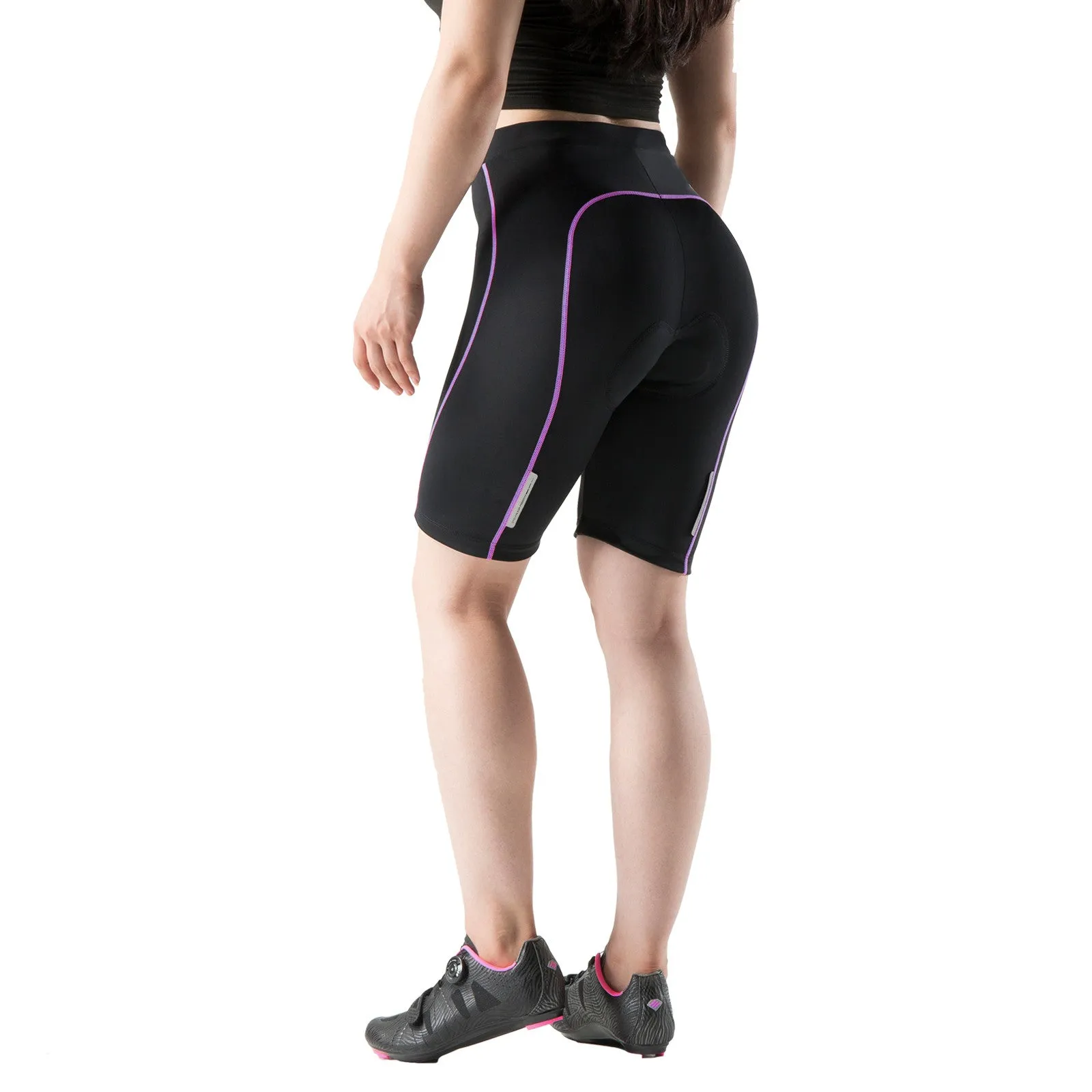 Santic Martha Purple Women Padded Cycling Shorts