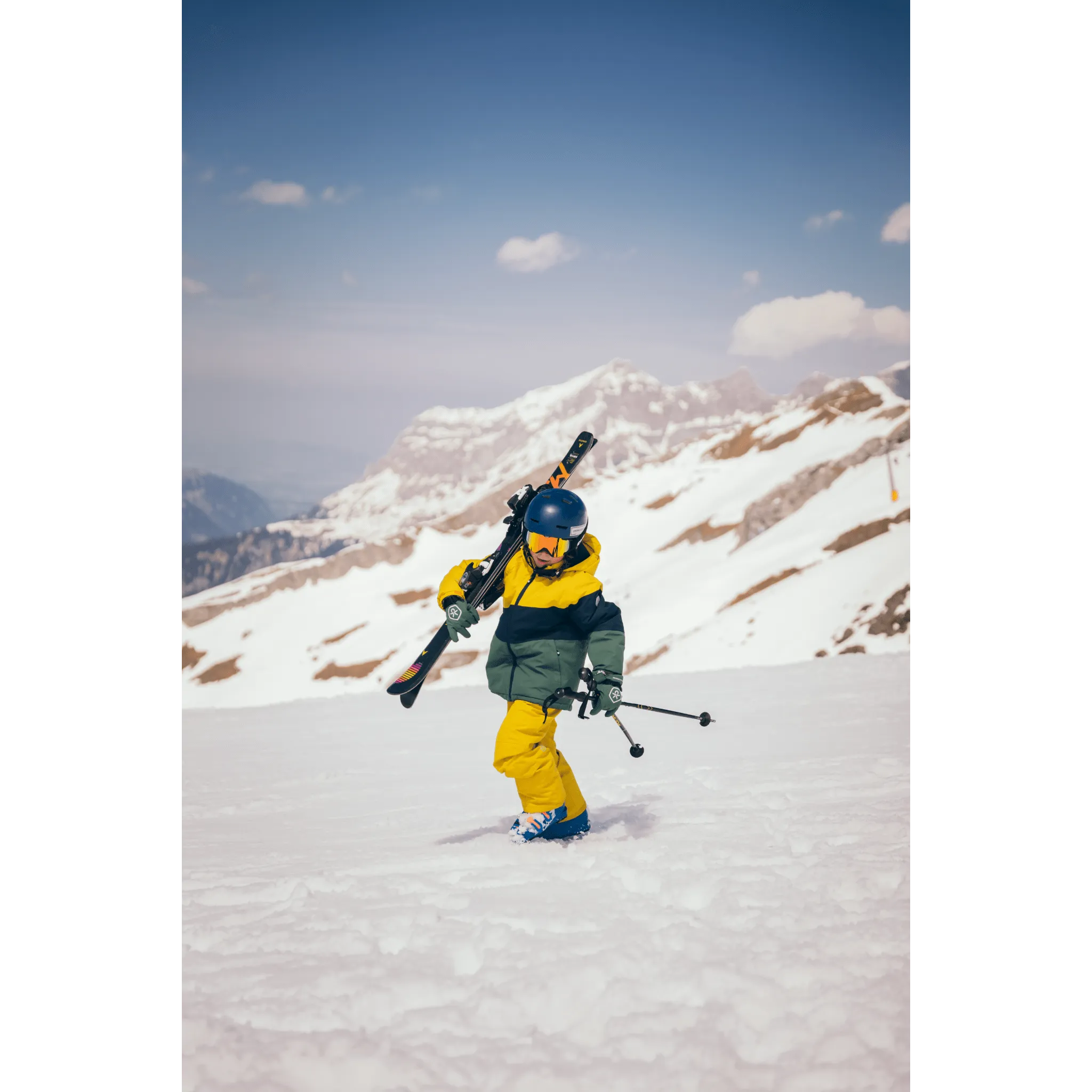 Ski pants with pockets Airflow 10K in Sulphur