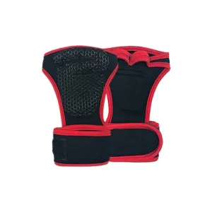 Sports Riding Gloves Silicone pull-up Exercise Gloves, Size:M(Regular Red)