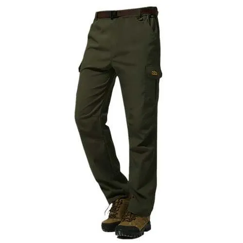 Spring Men's Outdoor Mountaineering Pants Uphill Walks Waterproof Windproof Warm Breathable Trousers