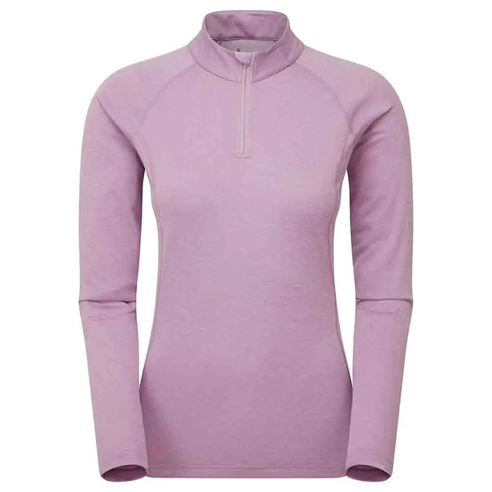 女裝拉鍊排汗長袖T恤 Women's Dart Zip Neck (NEW)