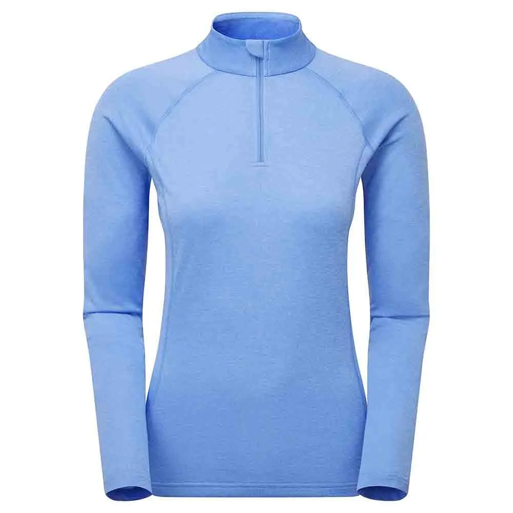 女裝拉鍊排汗長袖T恤 Women's Dart Zip Neck (NEW)