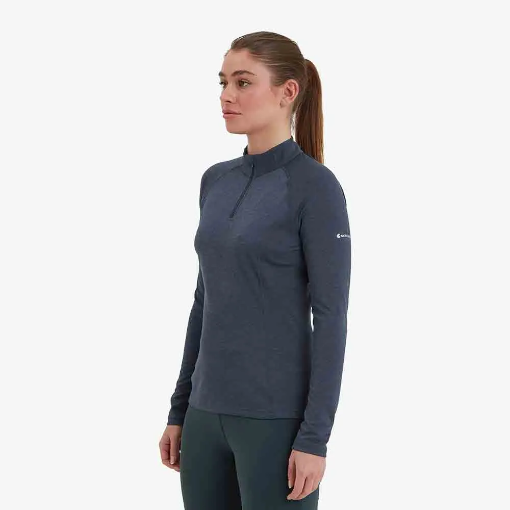 女裝拉鍊排汗長袖T恤 Women's Dart Zip Neck (NEW)