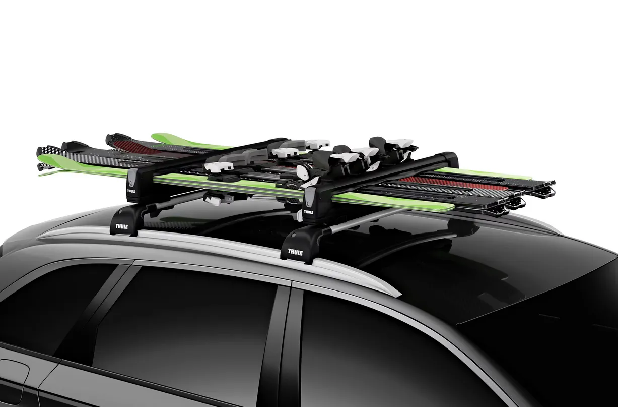 Thule SnowPack Extender Ski/Snowboard Rack (Black)