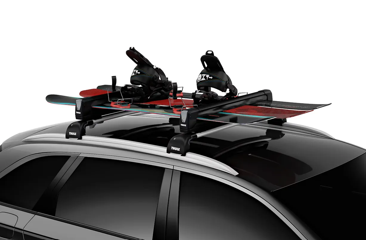 Thule SnowPack Extender Ski/Snowboard Rack (Black)