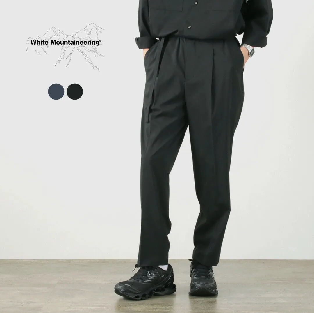 WHITE MOUNTAINEERING / 1 Tuck Belted Pants