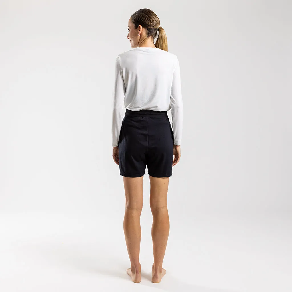 Women's Fleece Shorts (Black)